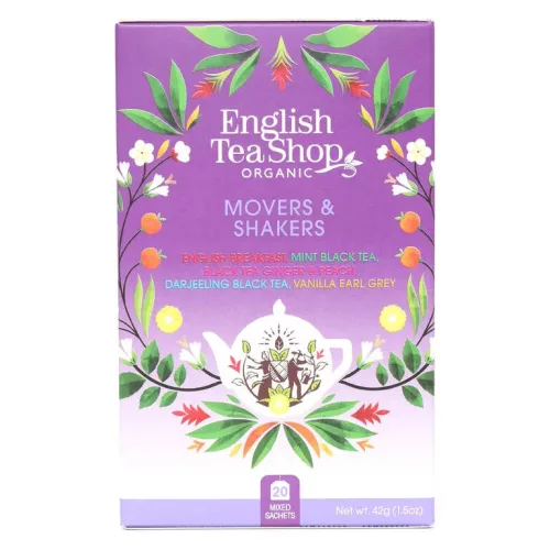 English Tea Shop Movers & Shakers - Örökmozgóknak - bio teaválogatás (20 filter) (kifutó)