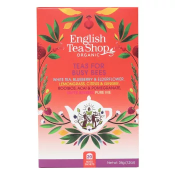   English Tea Shop Teas for Busy Bees - Dolgos Hétköznapok - bio teaválogatás (20 filter)