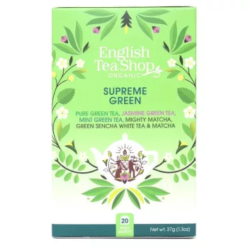   English Tea Shop Supreme Green - A legnemesebb zöld teák - bio teaválogatás (20 filter)