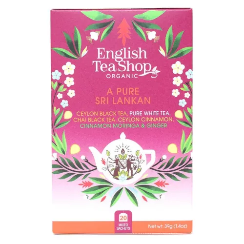 English Tea Shop A Pure Sri Lankan - Tiszta Sri Lanka - bio teaválogatás (20 filter) (kifutó)