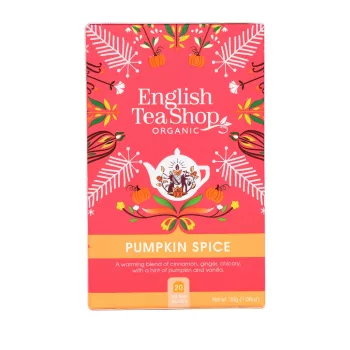   English Tea Shop Pumpkin Spice - Sütőtökös bio tea (20 filter)