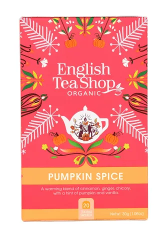 English Tea Shop Pumpkin Spice - Sütőtökös bio tea (20 filter)