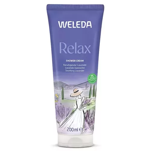 Weleda Relaxáló levendulás natúr krémtusfürdő - 200 ml