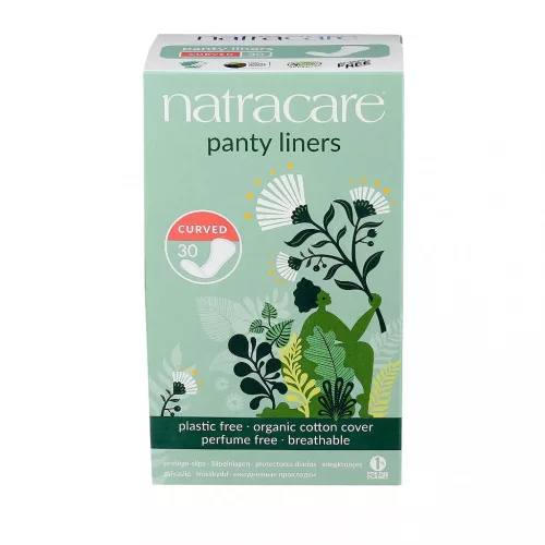Natracare BIO tisztasági betét - ívelt - 30 db