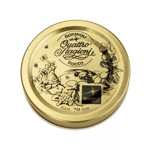 Quattro Stagioni befőttes üveghez tető - 70 mm (250 ml, 500 ml) - 2 db