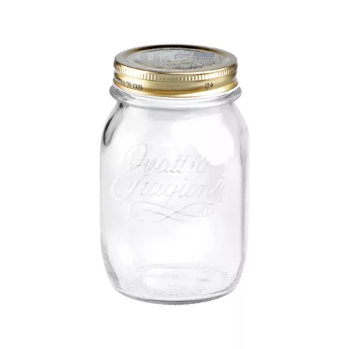 Quattro Stagioni befőttes üveg, csavaros tetővel - 500 ml