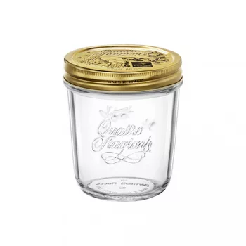   Quattro Stagioni befőttes üveg - fagyasztható - 320 ml, csavaros tetővel