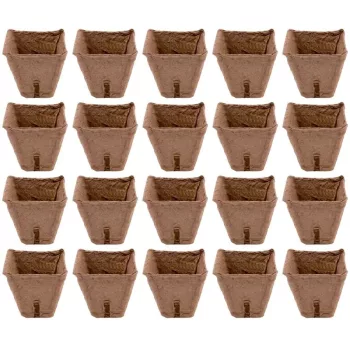   Strend Pro Herrison papír palántázó cserép, 6×6 cm, szögletes, 20 db