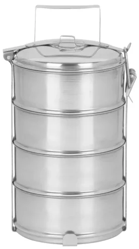 MagicHome Rozsdamentes ételhordó - 4 x 1,2 L