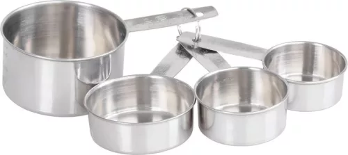 MagicHome rozsdamentes mérőpohár (cup) készlet - 4 db