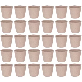   Strend Pro Herrison papír palántázó cserép, 6 cm, kör alakú, 30 db