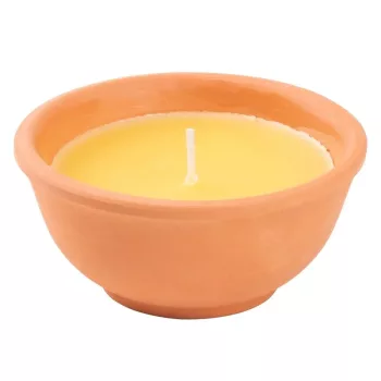   Citronella rovarriasztó gyertya, terrakotta edényben - 113 g