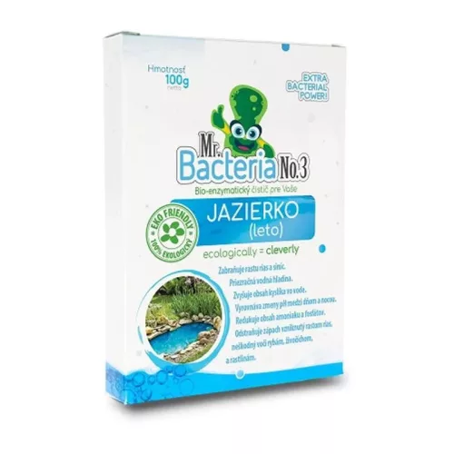 Mr. Bacteria No.3 - Biológiai tótisztító, tóápoló, kerti tavakhoz (nyár) - 100 g