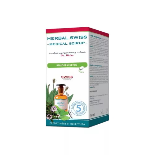 Herbal Swiss Medical szirup - köhögés esetén - 150 ml (kifutó)