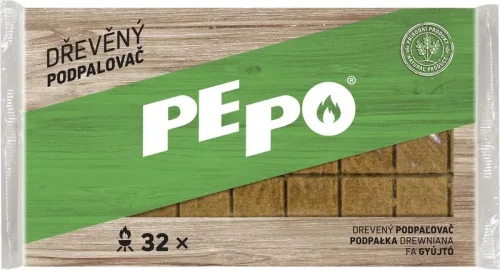 PE-PO természetes fa gyújtós - 32 db