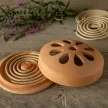 Esschert Design Szúnyogriasztó spirál terrakotta tartóban (10 db)