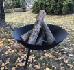Esschert Design Fém tűzrakó tál állvánnyal, 50 cm átmérőjű
