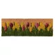 Esschert Design Tulipános kókuszrost lábtörlő, 75 x 25 cm