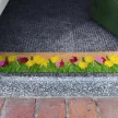 Esschert Design Tulipános kókuszrost lábtörlő, 75 x 25 cm