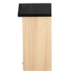 Esschert Design Fa madárház, madárodú cinegéknek, fekete tetővel, 28 cm