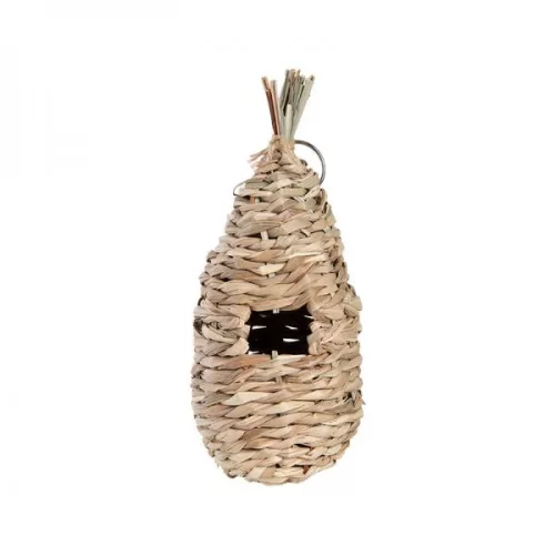 Esschert Design Fészkelőkas tengeri fűből - ökörszemnek, vörösbegynek - 24 cm