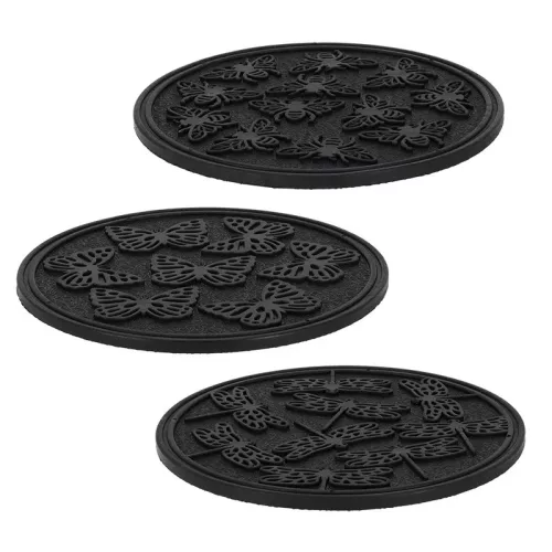 Esschert Design Újrahasznosított gumiból készült lépőkő, 3 féle