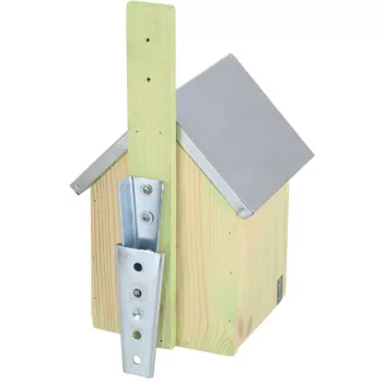   Esschert Design Fára vagy falra szerelhető fém madárház tartó, 12 cm