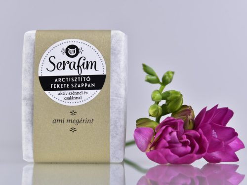 Serafim Activated Charcoal Facial Cleansing Soap